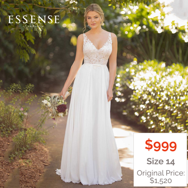 Beautiful A-line Wedding Dress from Essense Of Australia