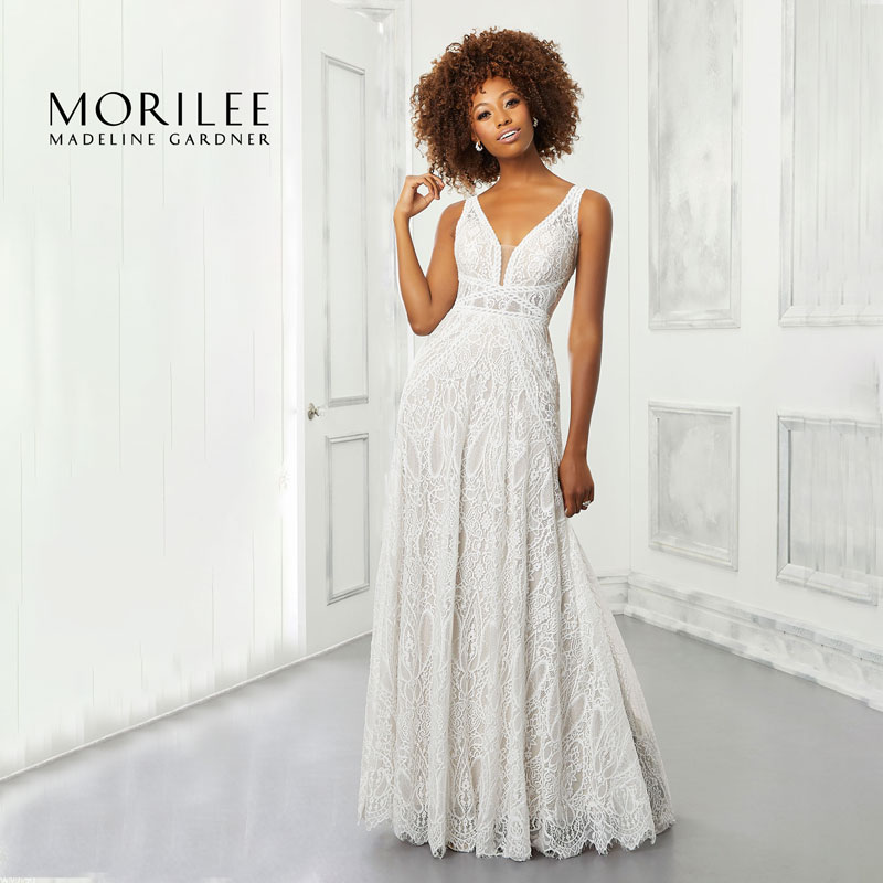 Sleeveless Boho Wedding Dress from Morilee by Madeline Gardner