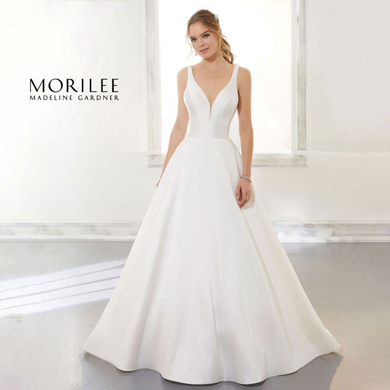 Sleeveless ballgown wedding dress from Morilee by Madeline Gardner