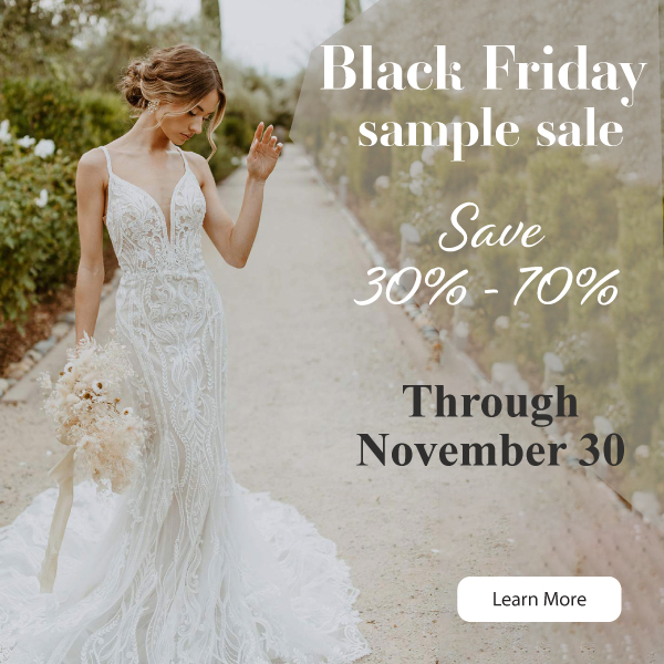 Wedding Dress Black Friday Sample Sale