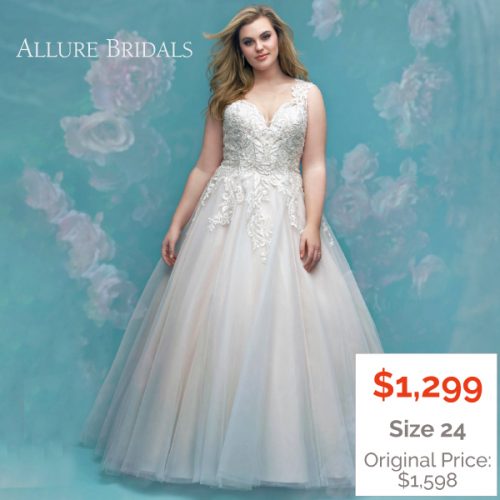 Plus-Size Sleeveless Ballgown Wedding Dress