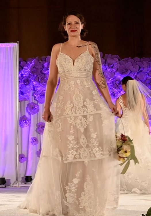 Sleeveless ballgown wedding dress