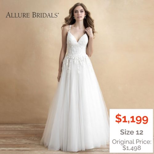 Sleeveless A-Line Bridal Gown